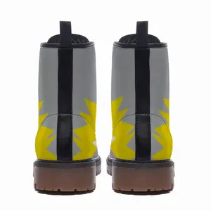 Men Yellow Jacket Leather Work Boots