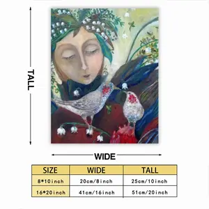 Angel Of Spring Self Adhesive Poster (Multi-Size)