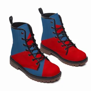 Men Flag 7 Leather Work Boots