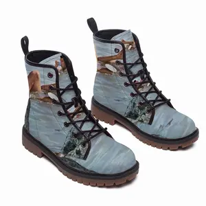 Men To The Sea Leather Work Boots