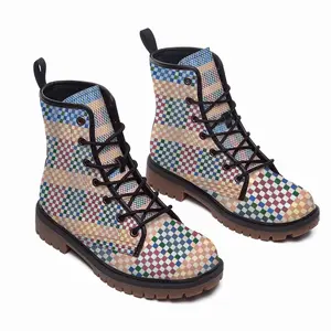 Men Boxes Colorful Leather Work Boots