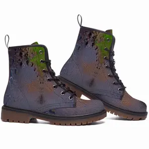 Men Dragon Stream Leather Work Boots