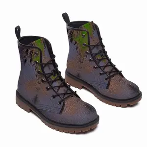 Men Dragon Stream Leather Work Boots