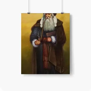 Rabbi From Old Krakow Self Adhesive Poster (Multi-Size)