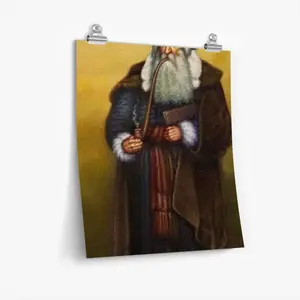 Rabbi From Old Krakow Self Adhesive Poster (Multi-Size)