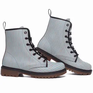 Men Light Blue Copper I Leather Work Boots