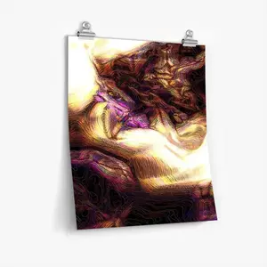 Fire Dragon Self Adhesive Poster (Multi-Size)