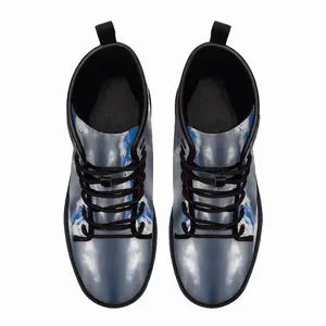 Men Alien Cloud Queen Leather Work Boots