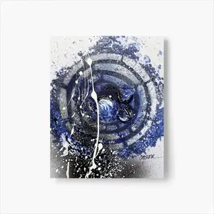 Basic Indigo Self Adhesive Poster (Multi-Size)