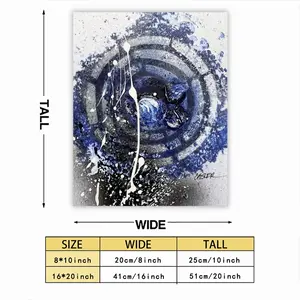 Basic Indigo Self Adhesive Poster (Multi-Size)