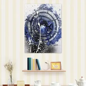 Basic Indigo Self Adhesive Poster (Multi-Size)