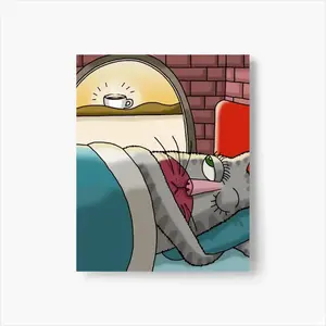 Morning Macchiato Self Adhesive Poster (Multi-Size)