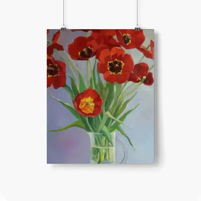 Tulips Self Adhesive Poster (Multi-Size)