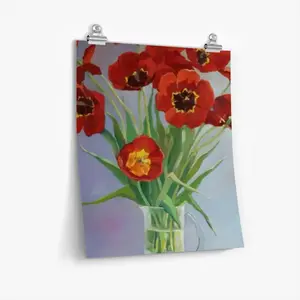 Tulips Self Adhesive Poster (Multi-Size)