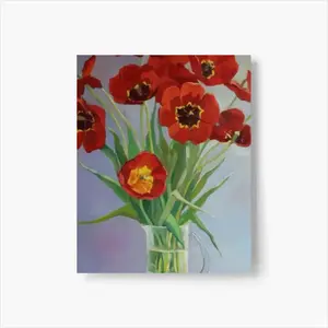 Tulips Self Adhesive Poster (Multi-Size)