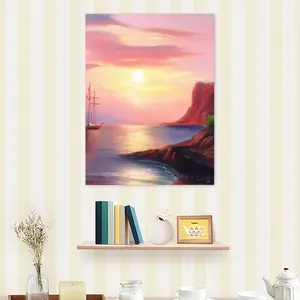 Red Sea Sunset Self Adhesive Poster (Multi-Size)