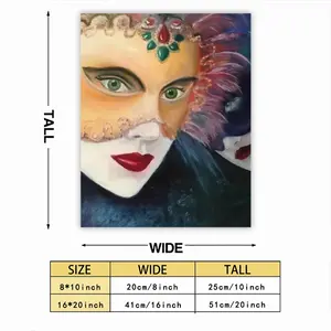 Mistery Masks Self Adhesive Poster (Multi-Size)