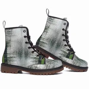 Men Gator Watcher Leather Work Boots