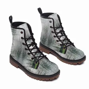 Men Gator Watcher Leather Work Boots