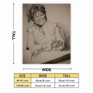 Shirley Caesar Self Adhesive Poster (Multi-Size)