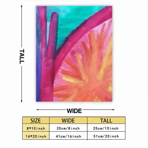 Colorful Straws Self Adhesive Poster (Multi-Size)