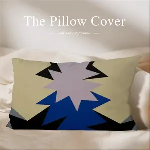 Blue Scarf Polyester Pillow (Rectangle, Multi-Size)