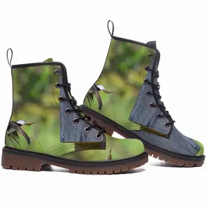 Men Swallow Takes Flight Leather Work Boots