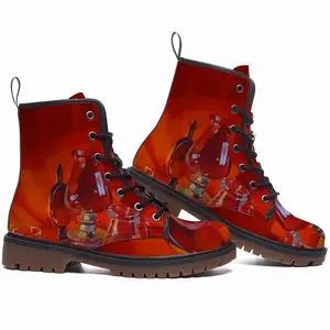 Men Allegory Of Passion Leather Work Boots