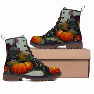 Men Autumn Still Life Leather Work Boots