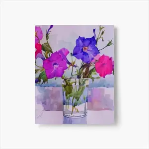 Petunias Self Adhesive Poster (Multi-Size)