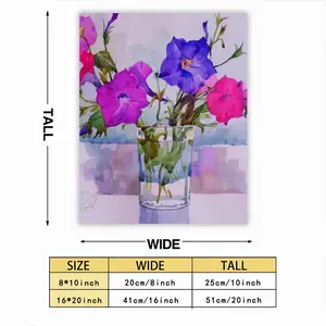 Petunias Self Adhesive Poster (Multi-Size)