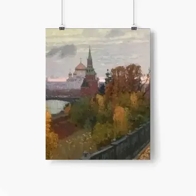 Autumn In The Kremlin Self Adhesive Poster (Multi-Size)