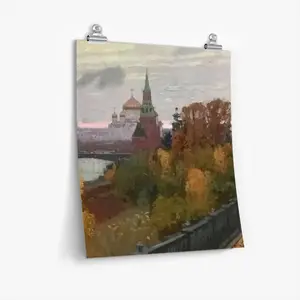 Autumn In The Kremlin Self Adhesive Poster (Multi-Size)