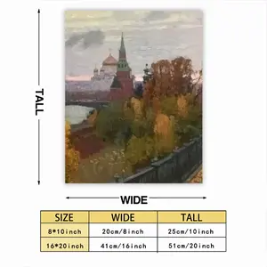 Autumn In The Kremlin Self Adhesive Poster (Multi-Size)