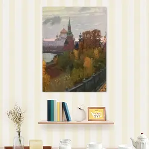 Autumn In The Kremlin Self Adhesive Poster (Multi-Size)