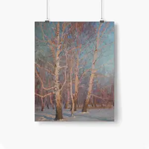 Frosty Evening Self Adhesive Poster (Multi-Size)