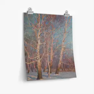 Frosty Evening Self Adhesive Poster (Multi-Size)