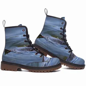 Men Swimming Turtle - High Park Ontario Leather Work Boots