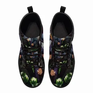 Men Lviv Flower Saleswoman Leather Work Boots