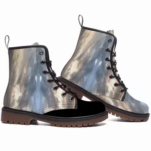 Men Unidentified Flying Sunset Leather Work Boots