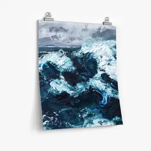 Sea Power Self Adhesive Poster (Multi-Size)