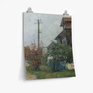 Autumn In Krasnoe On The Volga Self Adhesive Poster (Multi-Size)