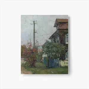 Autumn In Krasnoe On The Volga Self Adhesive Poster (Multi-Size)