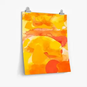 Mango Sorbet Self Adhesive Poster (Multi-Size)