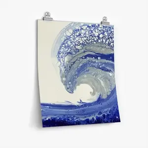 Tsunami Self Adhesive Poster (Multi-Size)