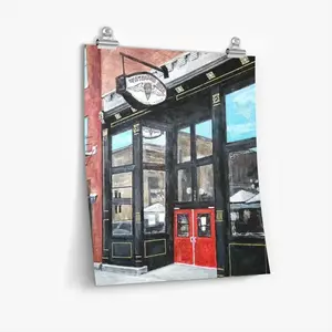 Thewatering Hole In The Haymarket Self Adhesive Poster (Multi-Size)