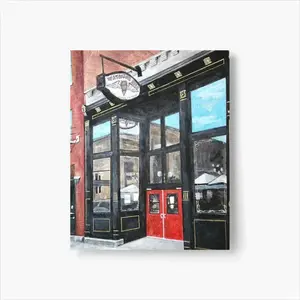 Thewatering Hole In The Haymarket Self Adhesive Poster (Multi-Size)