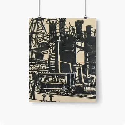 Gas Works Self Adhesive Poster (Multi-Size)