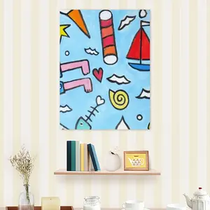 Seaside Self Adhesive Poster (Multi-Size)