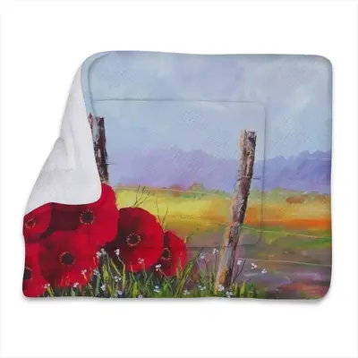 Fence Poppies Pet Warm Pad (Multi-Size)